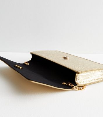 Accessorize discount gold clutch