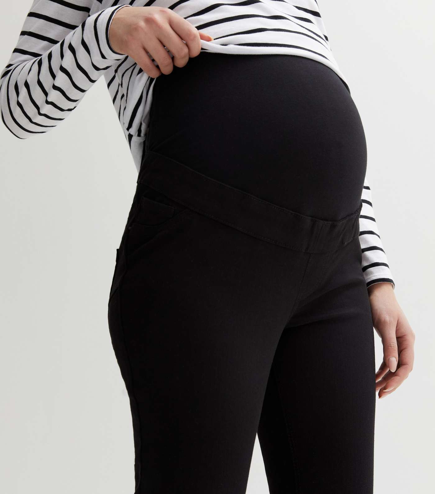 Maternity Black Over Bump Jenna Skinny Jeans Image 3