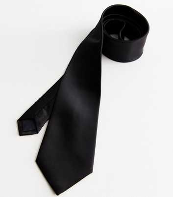 Black Woven Tie