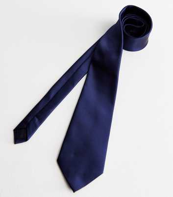Navy Woven Tie