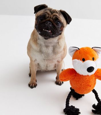 Orange Fox Dog Toy