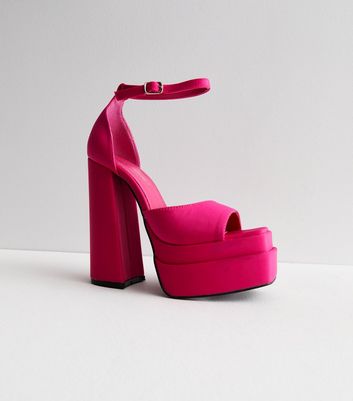 Pink cheap platform sandals