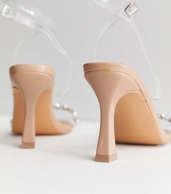 Buy Styli Acrylic Heel Tab Heel Sandals Online