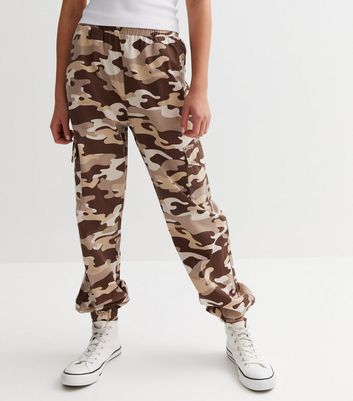 Camo girls clearance trousers