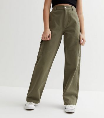 Ladies on sale khaki trousers