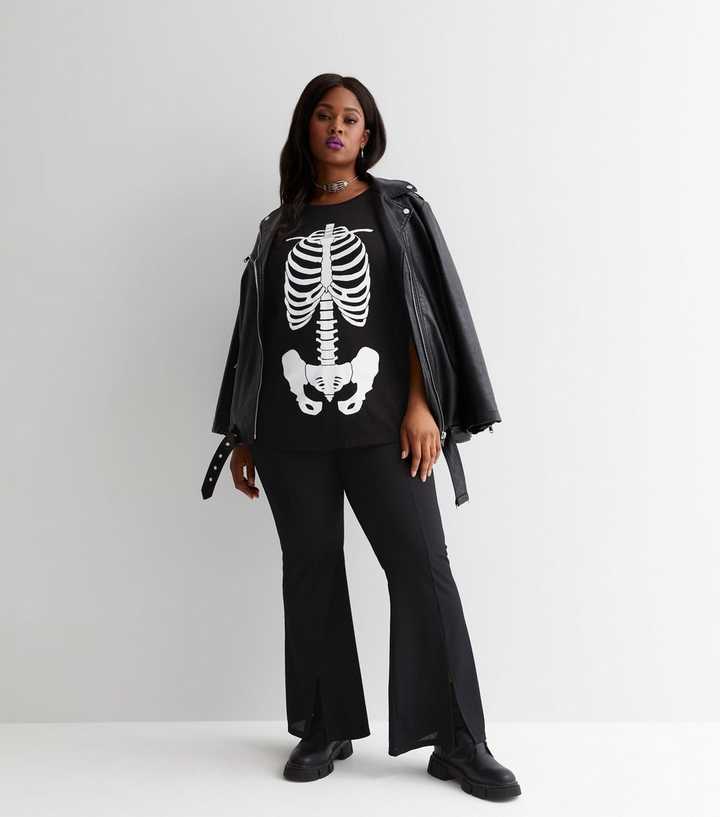 plus size skeleton shirt