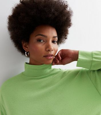 Lime green turtleneck clearance womens