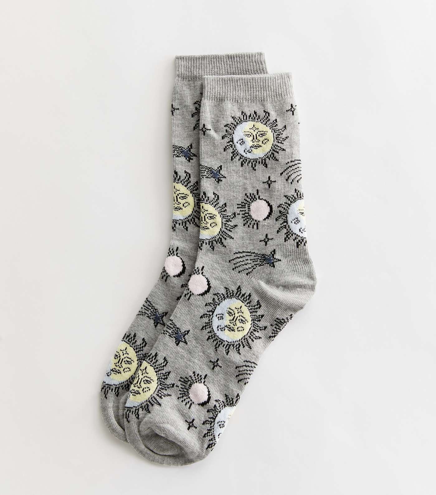 Grey Celestial Socks
