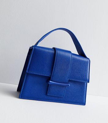 Blue clutch cheap bag new look