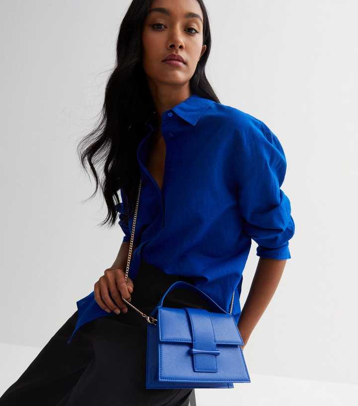  Cindy Medium Logo and Leather Satchel : Clothing, Shoes &  Jewelry