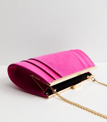 Baby pink clutch bag best sale new look