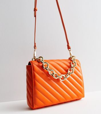 New look orange on sale bag