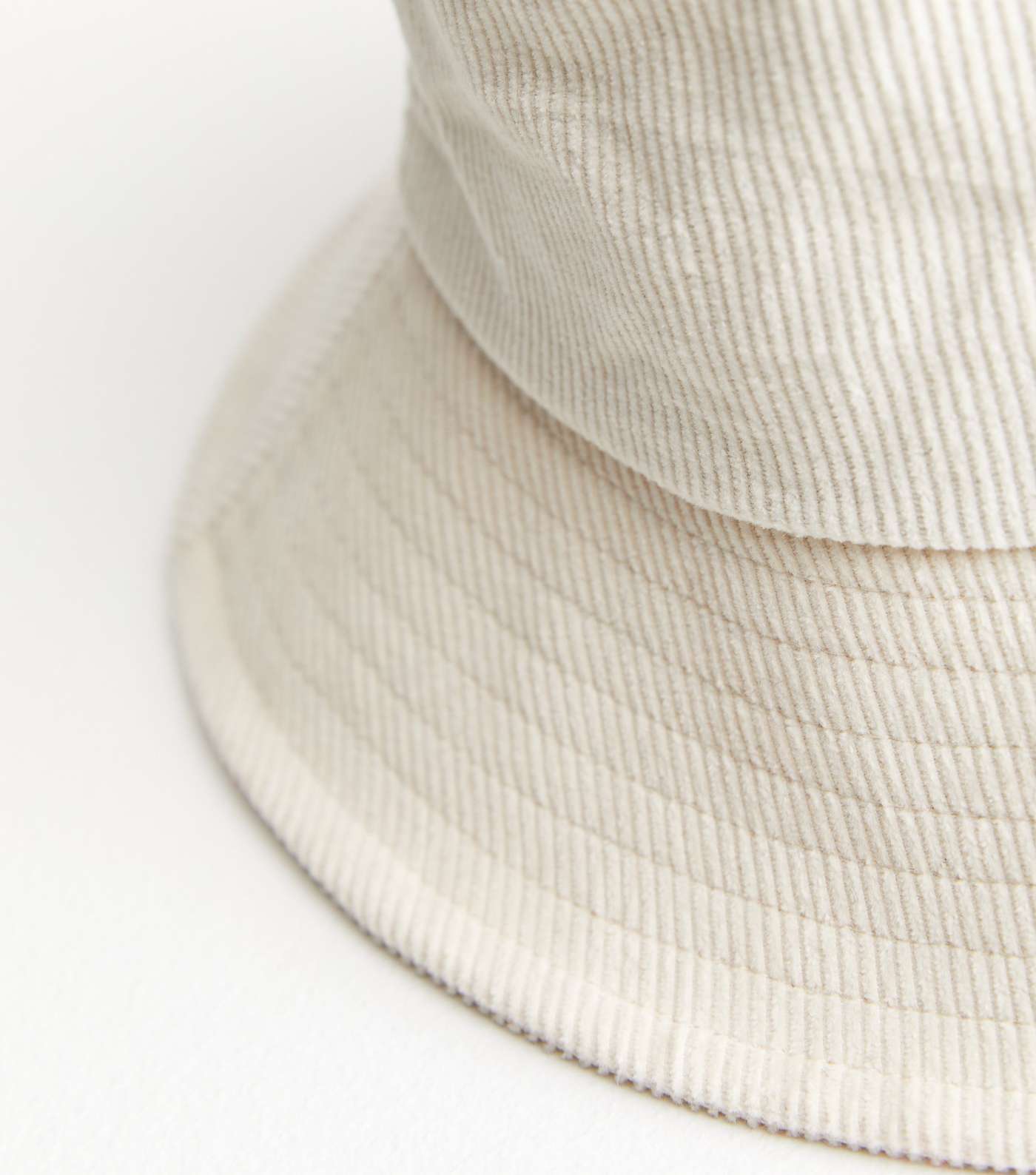 Cream Cord Bucket Hat Image 3