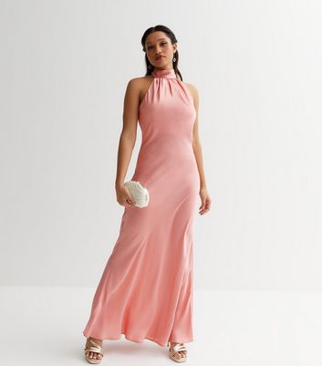 Petite silk maxi store dress