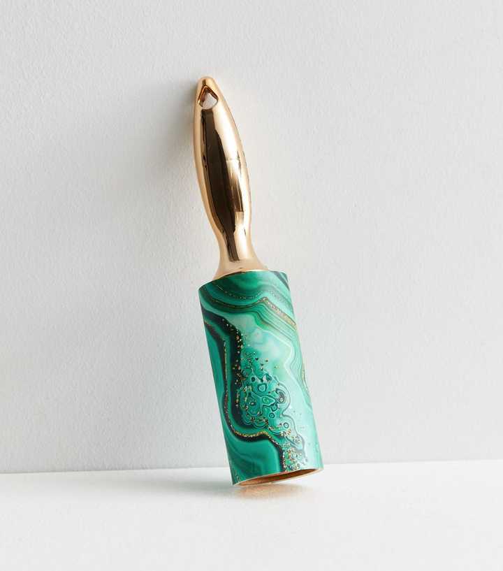 Green Agate Effect Lint Roller