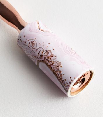 Pink Agate Effect Lint Roller New Look