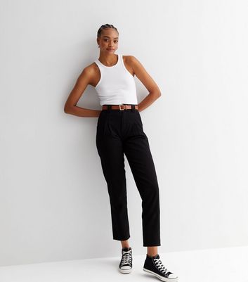 Tall black trousers on sale womens