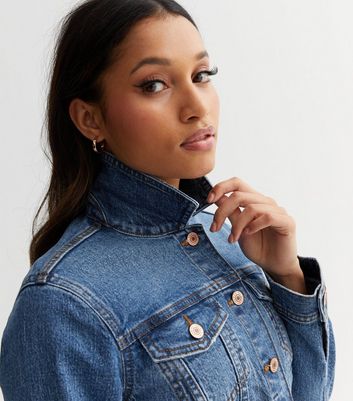 Petite blue 2025 jean jacket