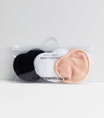 3 Pack Heart Makeup Remover Pads Set