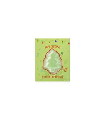 Bubble T Christmas Tree Card Bath Fizzer