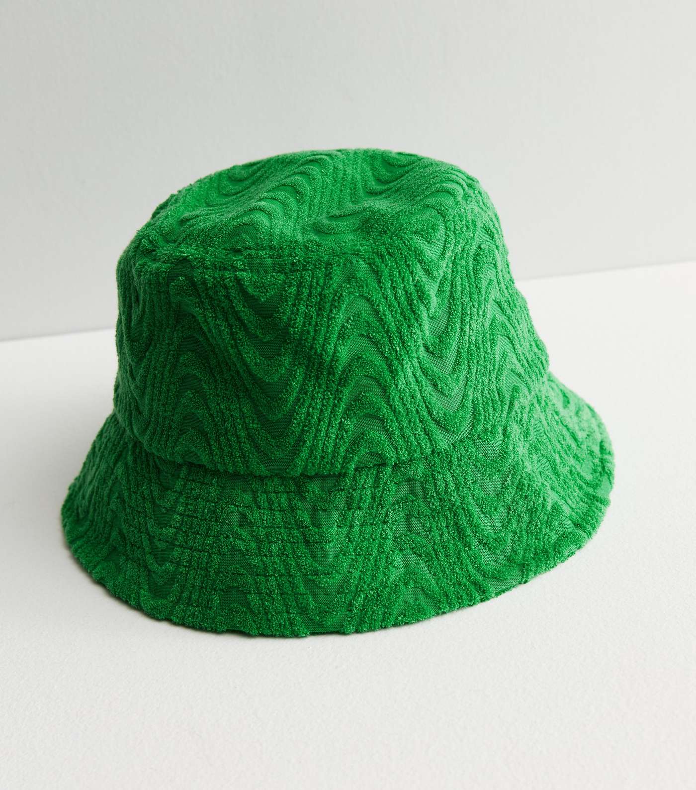 Green Towelling Bucket Hat Image 2