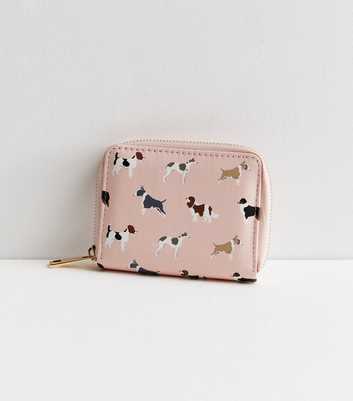 Pink Leather-Look Dog Small Purse