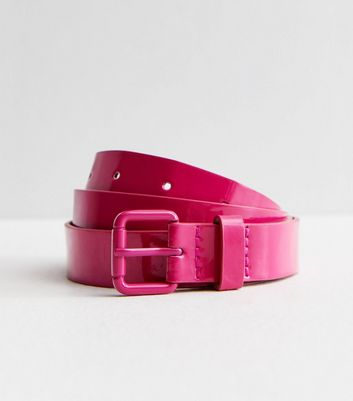 Hot pink outlet belt