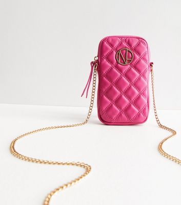 Pink sale phone bag