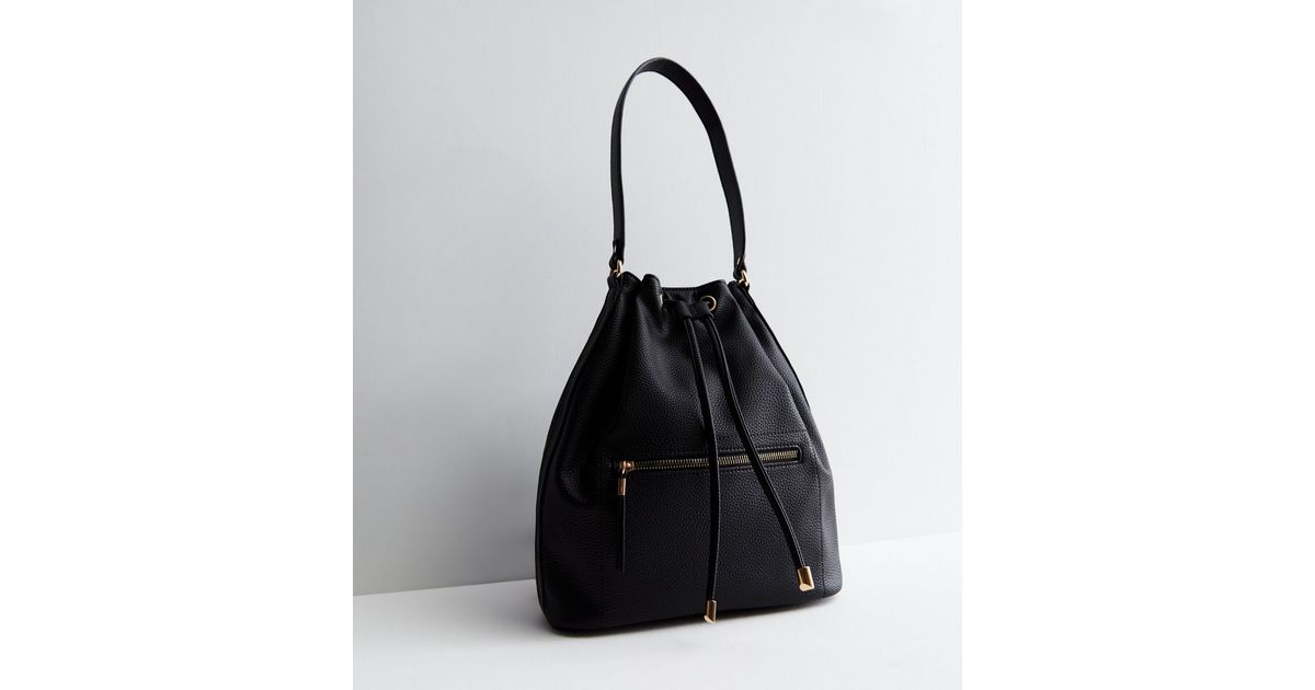 Zara - Drawstring Backpack - Black - Men