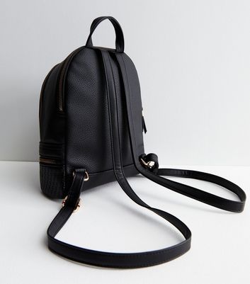 Black backpack clearance women's new look