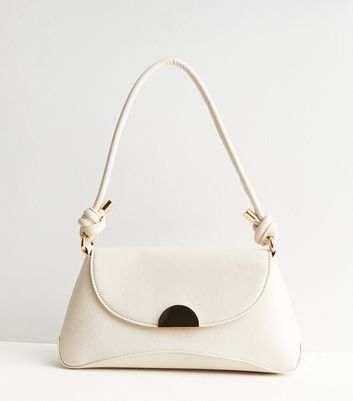 Cream store satchel bag