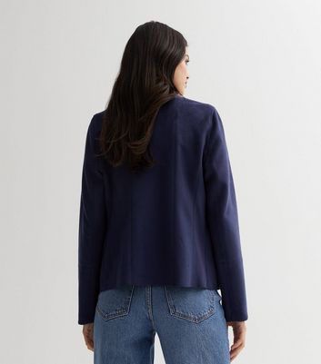 Navy blue sale waterfall jacket