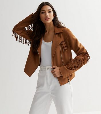 New look tan jacket sale