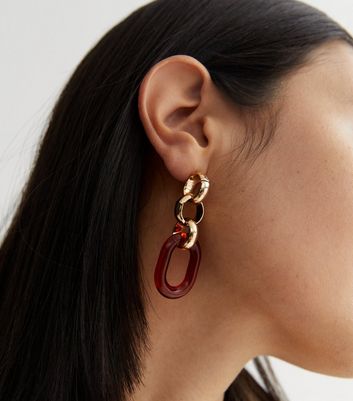 New look tortoiseshell earrings sale