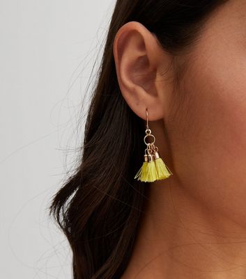 Mini deals tassel earrings