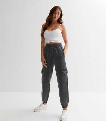 Ladies dark 2024 grey joggers