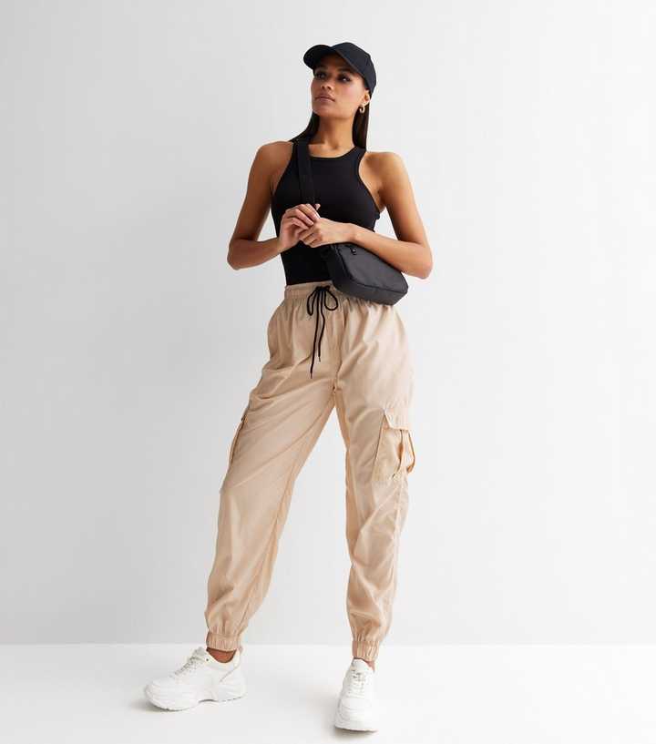 Cameo Rose Stone Cuffed Cargo Joggers