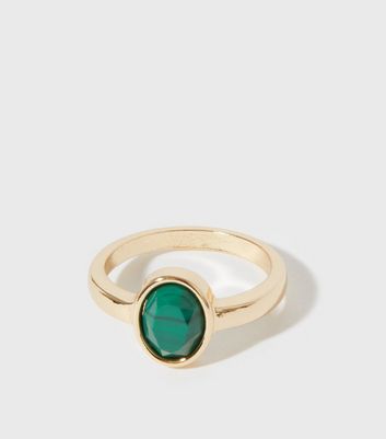 Dark on sale green ring