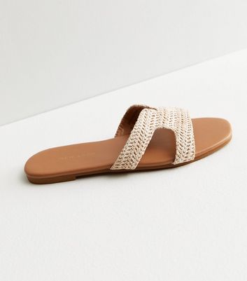 New look hot sale white sliders