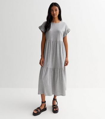 Grey on sale jersey dress