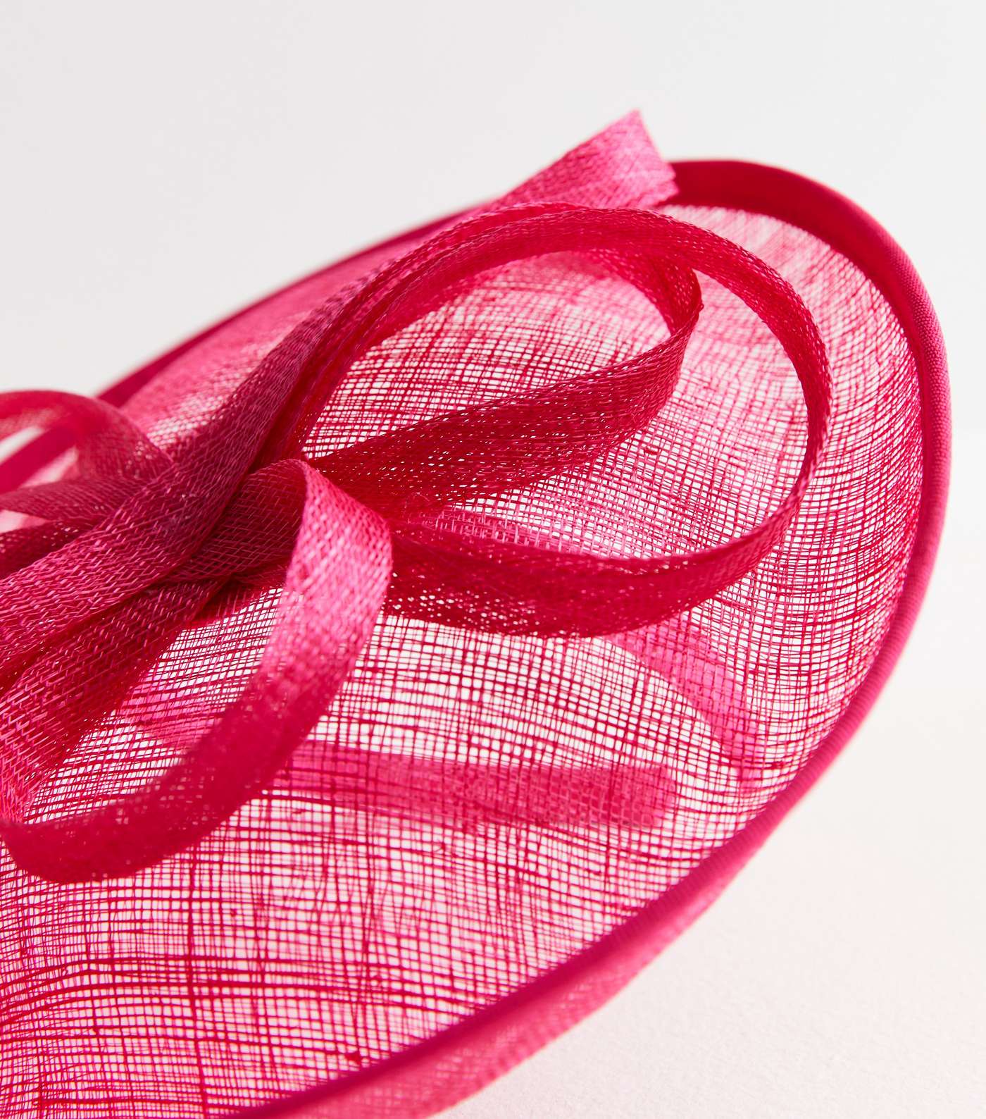 Bright Pink Loop Fascinator Headband Image 3