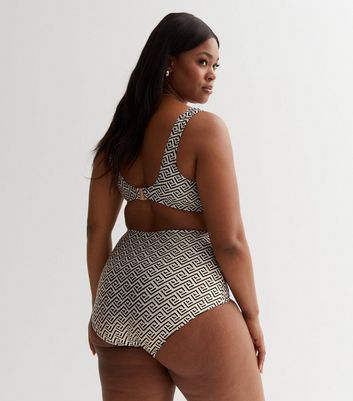 white plus size bathing suit bottoms