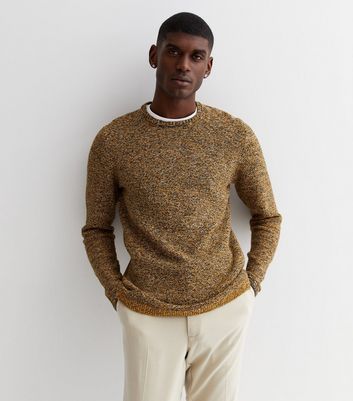 gold fine knit jumper