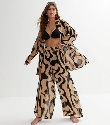 Split leg trousers beach hotsell