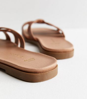 New look tan discount sandals wide fit