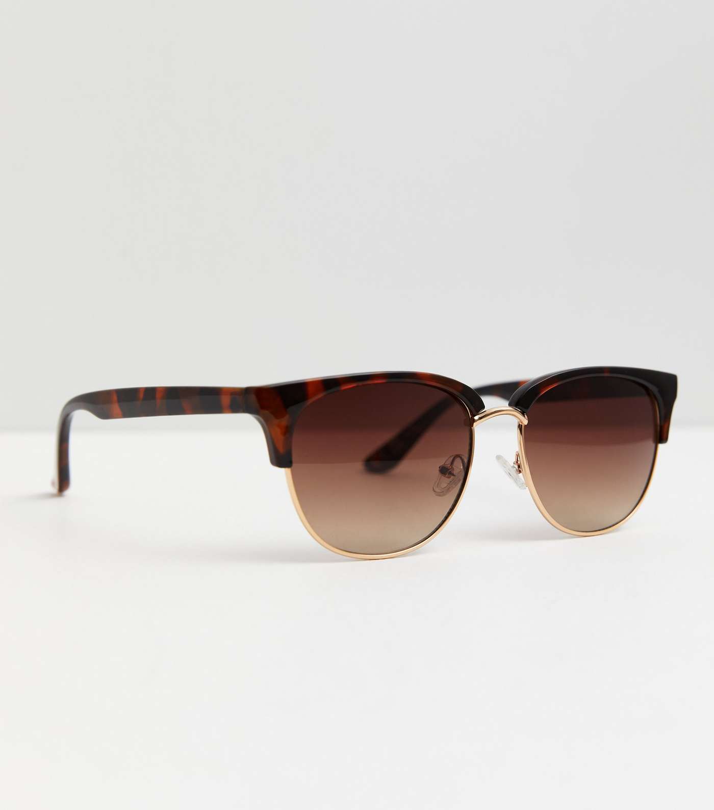 2 Pack Black and Tortoiseshell Effect Square Sunglasses Image 2