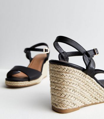 New look hot sale black espadrilles