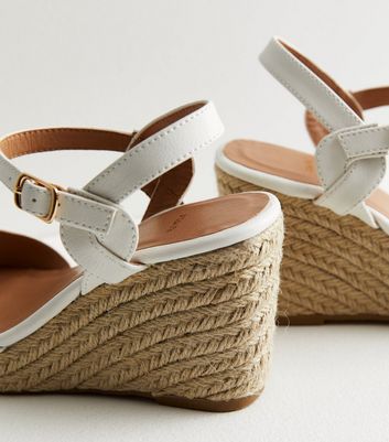 New look white espadrilles online