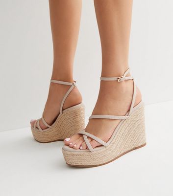 New look sale espadrille wedge