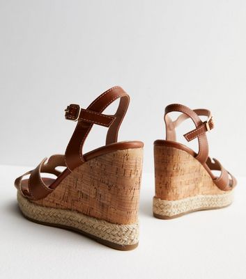 New look best sale cork wedges